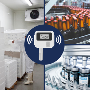 Medidor de temperatura y humedad industrial IoT Sensor de temperatura de registrador de datos BLE Bluetooth inalámbrico portátil digital inteligente - Product Image 6