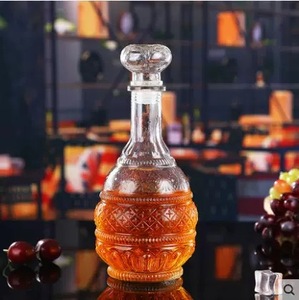 Bộ bình rượu whisky pha lê hiện đại cao cấp, khắc họa tiết, làm quà tặng - Product Image 5