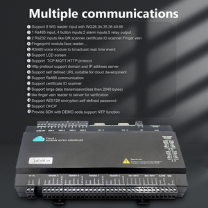 Scheda controller di accesso alla rete Cloud a 4 porte per ingresso e uscita a doppia uscita HTTP TCP IP MQTT RS485 RS232 wegand 26 SDK gratis - Product Image 5