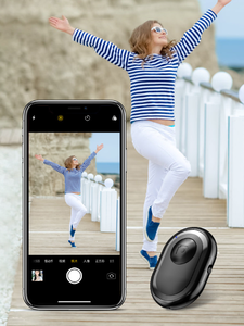 Sıcak satış Mini kamera anahtarı düğmesi kablosuz uzaktan deklanşör cep telefonu IOS Android için selfie uzaktan deklanşör - Product Image 6