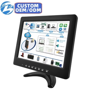 Monitor LCD Industrial de 10 pulgadas Resolución de pantalla de 10 "800x600 Compatible con entrada VGA BNC AV para pantalla de seguridad industrial