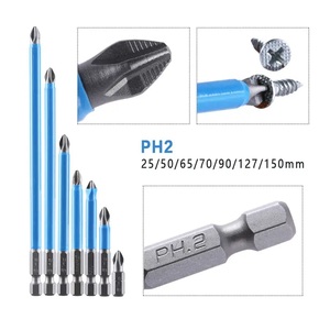 10pcs nguồn nhà máy S2 thép mạnh mẽ từ 1/4 ''chống trượt <span class=keywords><strong>screwdriver</strong></span> <span class=keywords><strong>bit</strong></span> PH2 không trượt tip công cụ Bền - Product Image 5