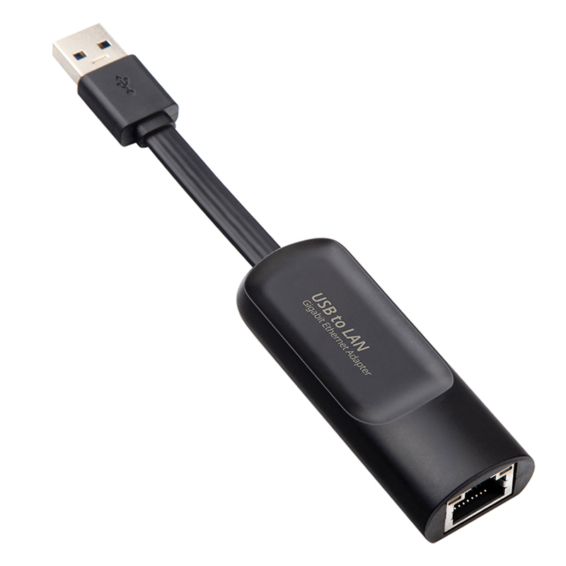 Black USB 3.0 to rj45 1000mbps