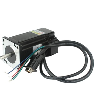 Nema23 2.8N.m 389oz-inステッピングモータエンコーダ1000パルスと3メートルのケーブルで/57HS112-4204BFED-0.35M - Product Image 1