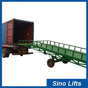8 Ton 10 Tons 12ton 15 Ton Mobile Boarding Bridge <strong>Container</strong> <strong>Loading</strong> and Unloading <strong>Platform</strong> Manual Dock Leveler - Product Image 2