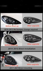 Porsche Panamera için 970.1 970.2 2010-2016 modeli yeni tak çalıştır LED Matrix far takımı orijinal far yükseltme - Product Image 6