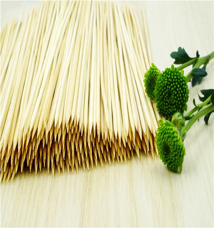 Spiedini di bambù monouso 2.0mm Yiyang 50cm di bambù spiedini di bambù islanda spiedini di Kabob di bambù per grigliare