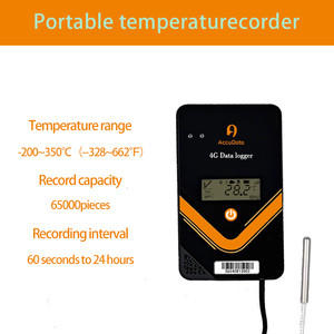 Registrador de datos de temperatura en tiempo real Sensor de temperatura y humedad para resistencia del registrador de datos de transporte