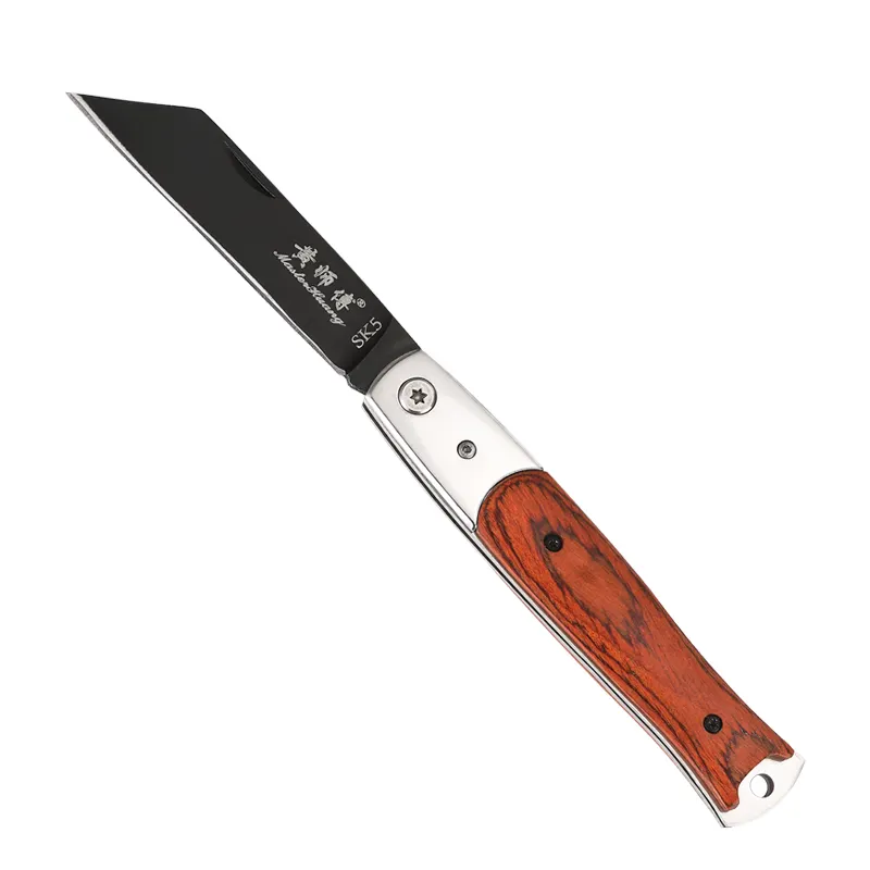 SK5 스틸 과일 나무 꽃 접목 원예 칼 접이식 다목적 칼 야외 와이어 절단 칼