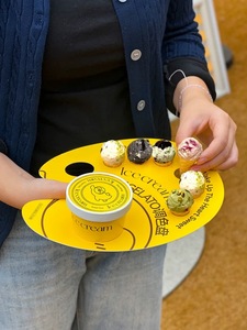 <span class=keywords><strong>Ice</strong></span> <span class=keywords><strong>Cream</strong></span> cup Palette Mini <span class=keywords><strong>Ice</strong></span> <span class=keywords><strong>Cream</strong></span> Cone giữ giấy nhỏ giọt bằng chứng khay biểu tượng tùy chỉnh - Product Image 5