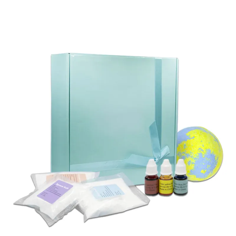 Kit de ingredientes de baño del fabricante, molde de baño casero DIY, Kit de suministros de baño de grado alimenticio seguro para la piel