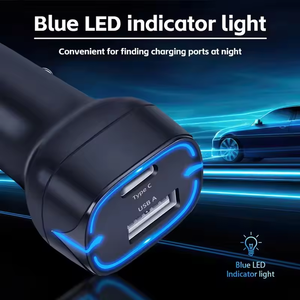 38W Mini USB Quick Car Charger 3.1A Type C PD Dual Port Fast Charging Phone Car <strong>Socket</strong> <strong>Adapter</strong> Fast Car Charger for Phones - Product Image 2
