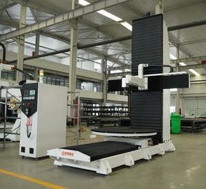 Rongchi più venduto macchina Router verticale con tavola rotante 5 asse centro di elaborazione Router CNC con sistema Syntec - Product Image 2