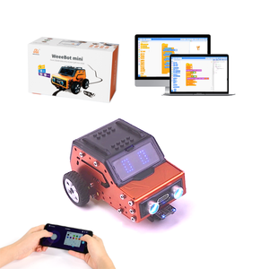 WeeeBot mini Following &amp; Obstacle Avoiding <strong>Car</strong> Code Smart Training Robot Compatible with <strong>Arduino</strong> IDE DIY <strong>Remote</strong> <strong>Control</strong>