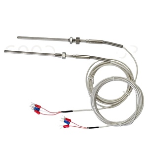 Sonda de temperatura de resistencia térmica tipo varilla de alta precisión Sensor de temperatura PT100 de 3 cables - Product Image 1