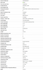 X-lander ISL6520ACBZ-T PWM Controller da 0.8V a 5V 2A 8 Pin SOICN T/R circuito integrato componenti IC ISL6520ACBZ-T - Product Image 2