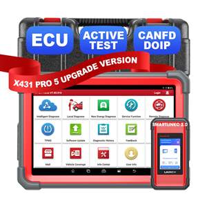 2024 lancio della mappatura della topologia CANFD DoIP X431 PRO 5 PRO5 strumento di diagnostica per auto OBD2 Scanner programmazione ECU Online per Mercedes/BMW - Product Image 3