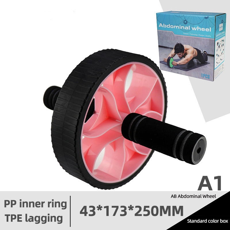 Roue abdominale A1 - Rose clair