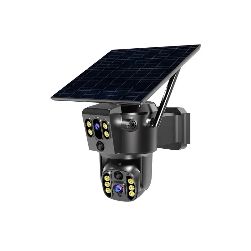 Солнечные камеры 4G oem/odm уличная солнечная панель, энергетическая безопасность, водонепроницаемая умная многофункциональная камера наблюдения