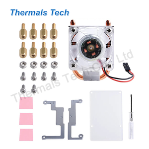 Vente en gros dissipateur thermique avec ventilateur pour <span class=keywords><strong>Raspberry</strong></span> <span class=keywords><strong>Pi</strong></span> 4B 3B + tour IC - Product Image 2