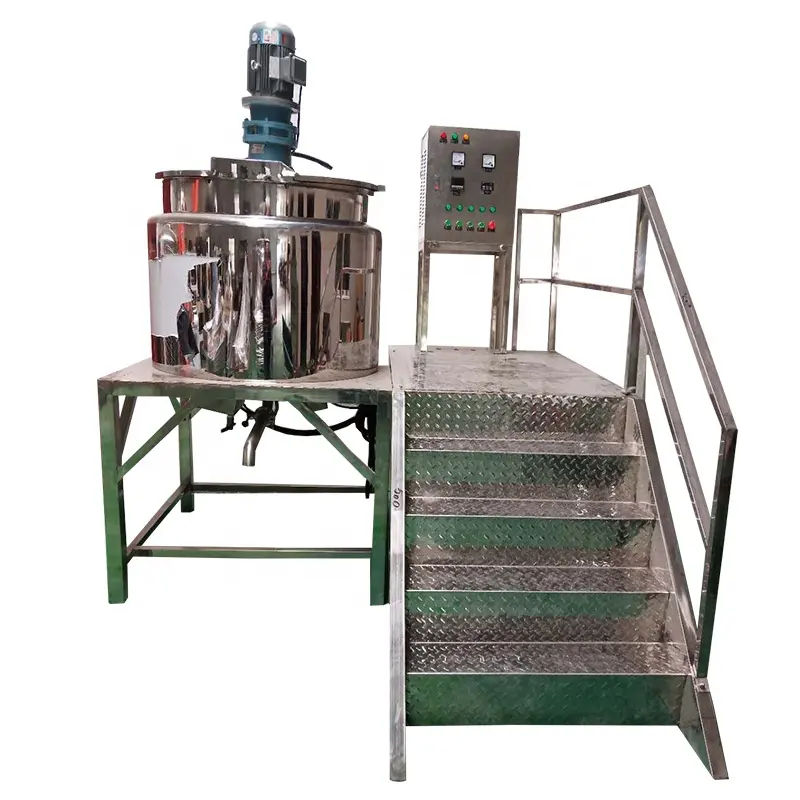 Automação Liquid Soap Mixing Machine na Nigéria para Dishwashing Liquid Detergente Powder Mixer