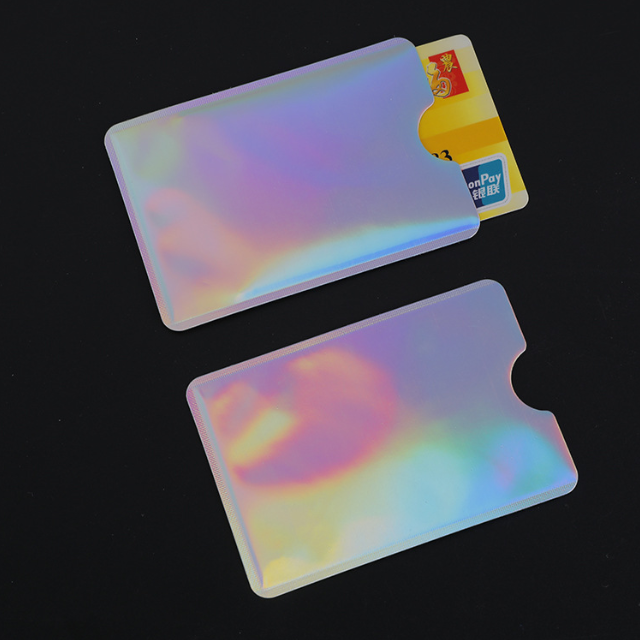 Manchon de carte de couleur vierge