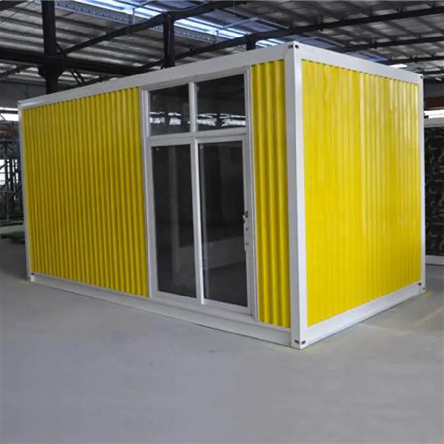 Estructura de acero plegable para almacenamiento al aire libre, contenedor plano pequeño, casas pequeñas, garaje en venta