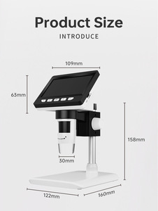 Pantalla digital Micro Scope 1000X Cámara óptica Microscopio mecánico para reparación de teléfonos móviles - Product Image 3