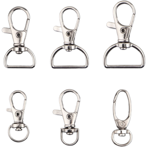 Vàng Chrome Clasp tôm hùm kẹp Đen lặn Bạc kích hoạt Zee Dog Kẽm 4 "tiêu đề Titan dù kim loại swivell Snap <span class=keywords><strong>hook</strong></span> - Product Image 1