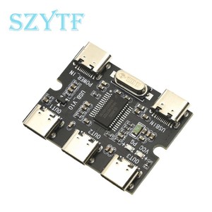 Raspberry Pi 4/5 TYPE-C USBハブUSB2.0 USB拡張モジュール電源ポート付き