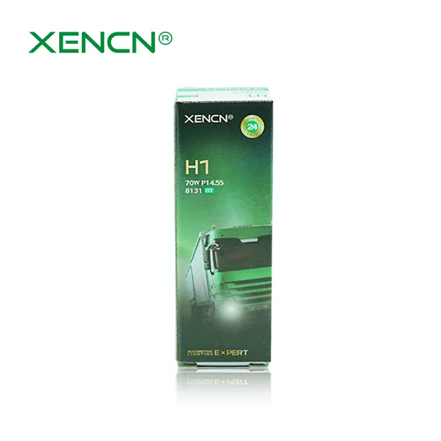 XENCN Auto Headlight Lamp H1 8131 24V 70W Halogen Light Bulb P14.5S Truck Lighting Automotive
