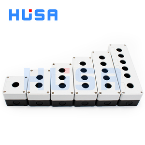 HUSA interruttore a pulsante scatola di giunzione elettrica esterna scatola di giunzione porosa PC plastica impermeabile a pulsante - Product Image 3