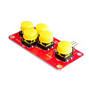 ADキーボードは、arduinoセンサー拡張ボード電子ビルディングブロック用の5つのキーモジュールアナログボタンをシミュレートします