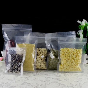 Özel baskı tasarım şeffaf mat MOPP/PET/PE/CPP 3 yan sızdırmaz ambalaj fermuarlı çantalar gıda içecek kılıfı baharat vb - Product Image 3