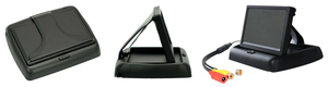 ISO Factory 4.3 Inch Baby Car Monitor Foldable <strong>Display</strong> Screen Monitor 2 Video <strong>Input</strong> Rearview Monitor - Product Image 2