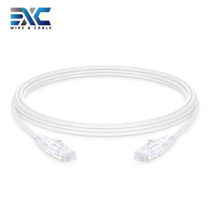 EXC slim Cat6/5e สาย 28AWG super slim Cat6a สายแพทช์ utp 1M 2M บาง Cat6/5e สายบางเฉียบสําหรับเชื่อมต่อ - Product Image 3