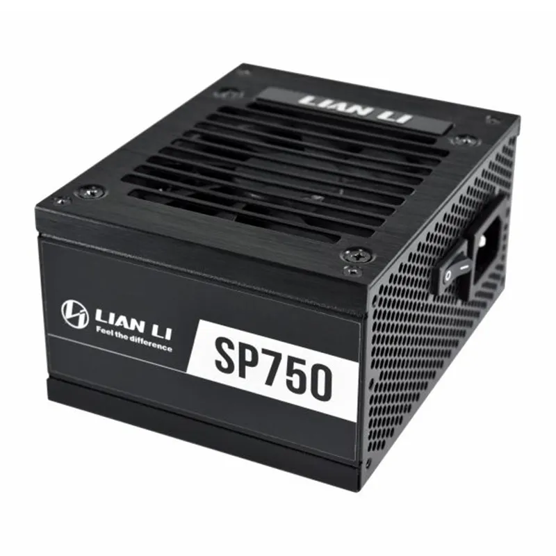 LIAN ली पीएसयू 750w के लिए SFX बिजली की आपूर्ति कंप्यूटर पीसी ITX बिजली काले 80 प्लस सोने 91% दक्षता पूरी तरह से गेमिंग मॉड्यूलर