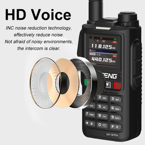 Baofeng-Walkie-talkie Multibanda con frecuencia de escaneo inalámbrico, Radio tipo C de largo alcance, 999CH, UV 18 PRO, GPS, radio de largo alcance - Product Image 4