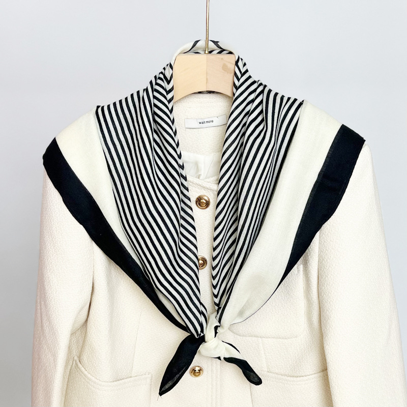 90-rayures blanches-90cm