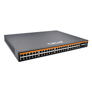 TiNCAM 48 <strong>Port</strong> 10 Gigabit Managed POE Switch SFP+ Fiber <strong>Port</strong> <strong>IP</strong> <strong>Network</strong> Switches Poe VLAN SNMP QoS Functions LAN 10/100/1000M - Product Image 5