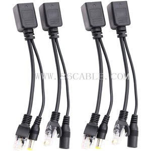 Passive Poe <strong>Injector</strong> and Splitter Kit With 5.5X2.1 Mm <strong>Dc</strong> Power Adaptor Connector for Ip Web Security Cameras