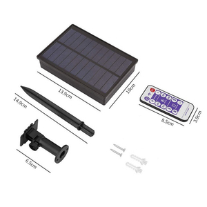 Tira de luces LED solares para decoración de bodas y fiestas, control remoto, 100, 200, 500 - Product Image 2