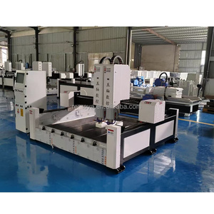 Producción por lotes Enrutador CNC de 7.5KW con rieles guía alemanes Máquina de tallado de piedra con componentes centrales Motor de bomba de engranaje - Product Image 5