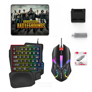 Esports Mechanical Einhand-Tastatur Bunte Hintergrund beleuchtung Single Mixed Game Keyboard Chicken Eating Mobile Game Computer - Product Image 1