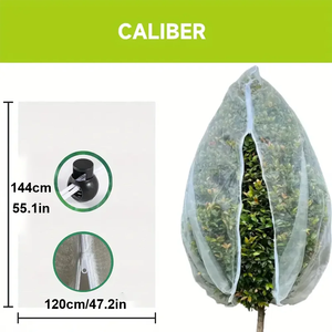Large <strong>Garden</strong> <strong>Netting</strong> Cover with Zipper Drawstring Gardenhouse Insect <strong>Netting</strong> Bird Plant Barrier Screen - Product Image 3