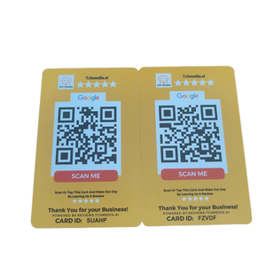 Schreiben URL dynamischen QR-Code und Karten-ID entsprechen einander Ntag 213 Google Review-Karte