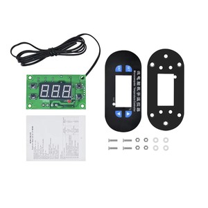 Controlador de temperatura con pantalla Digital LED dual ajustable, interruptor de termostato, Sensor de calor frío, rojo, 2 unidades - Product Image 4
