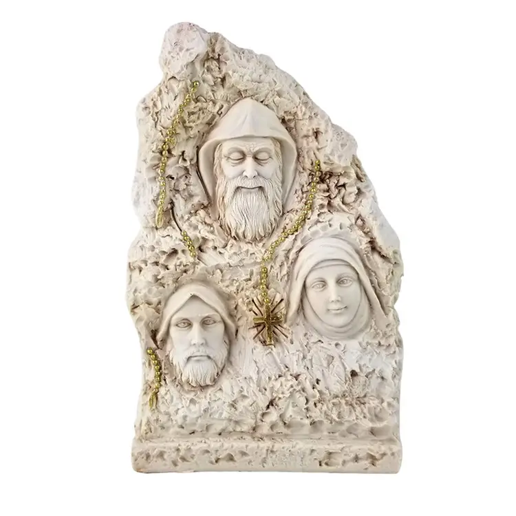 Os 3 saídos de lebanon st charbel, nimatulah st rafqa, presente decorativo, primeiro batismo da comunhão