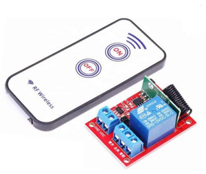 1つのチャネル12V RFワイヤレスリレーモジュールリモートコントロールセルフロックリモコン付き - Product Image 5