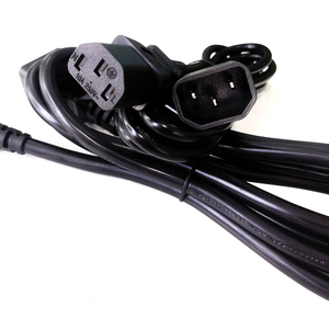 Conjunto de cable de alimentación C13 a C14, extensión de cable de alimentación de CA, enchufe intercambiable, Cable de alimentación eléctrica de CA para ordenador - Product Image 3